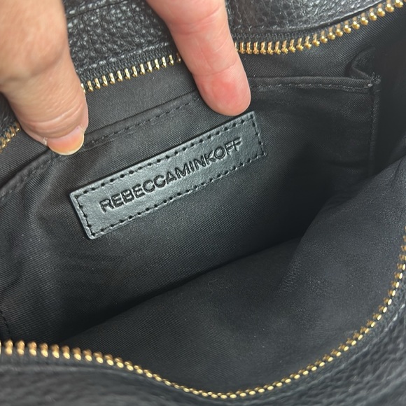 Rebecca Minkoff Raegan fringe black leather bag small - Picture 8 of 12